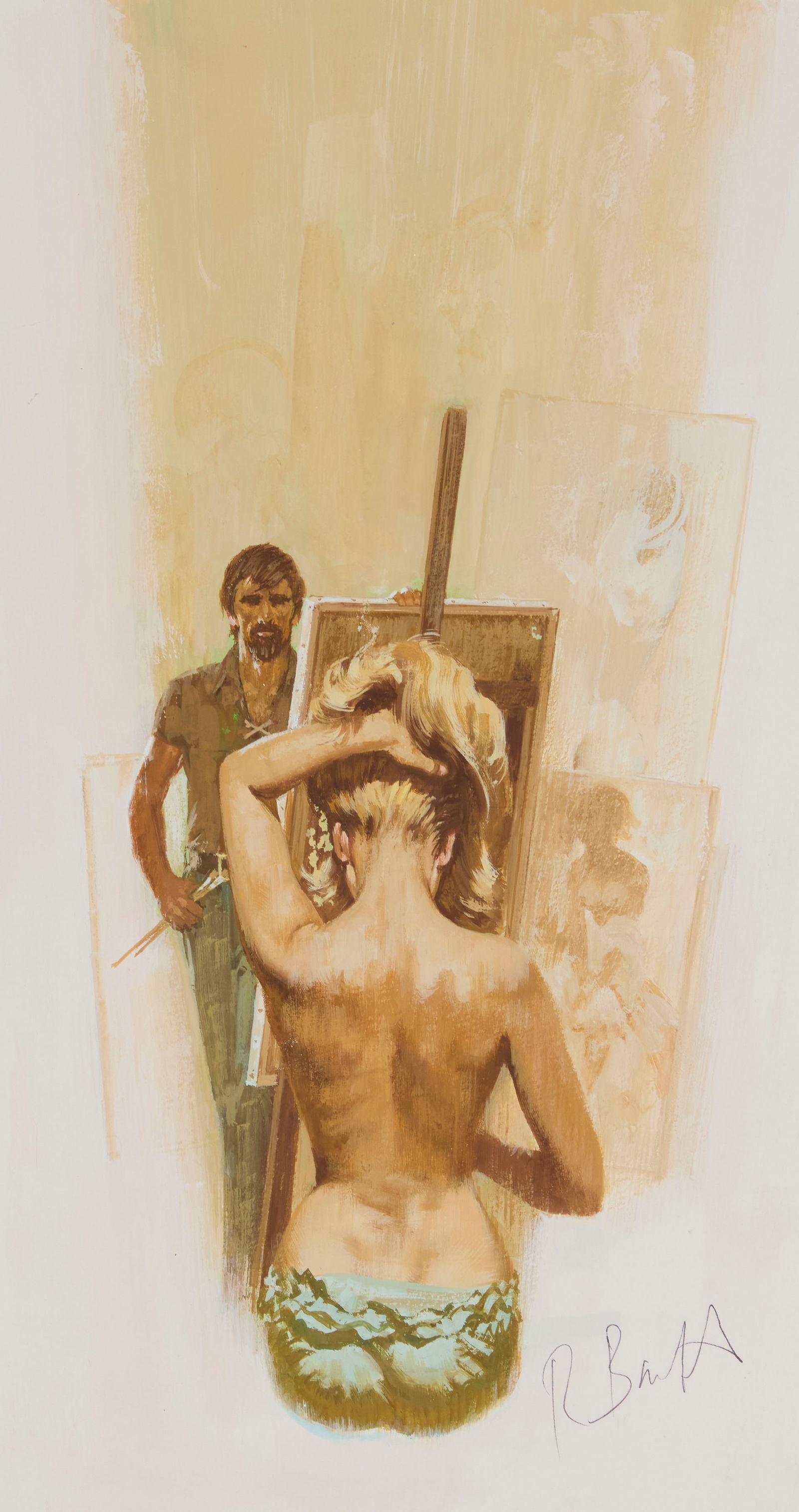 Robert Bonfils (1886-1972), "The Lustful Ones," circa 1973 (1 of 6)