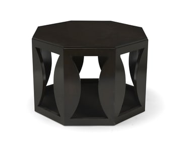 A Modern octagonal side table