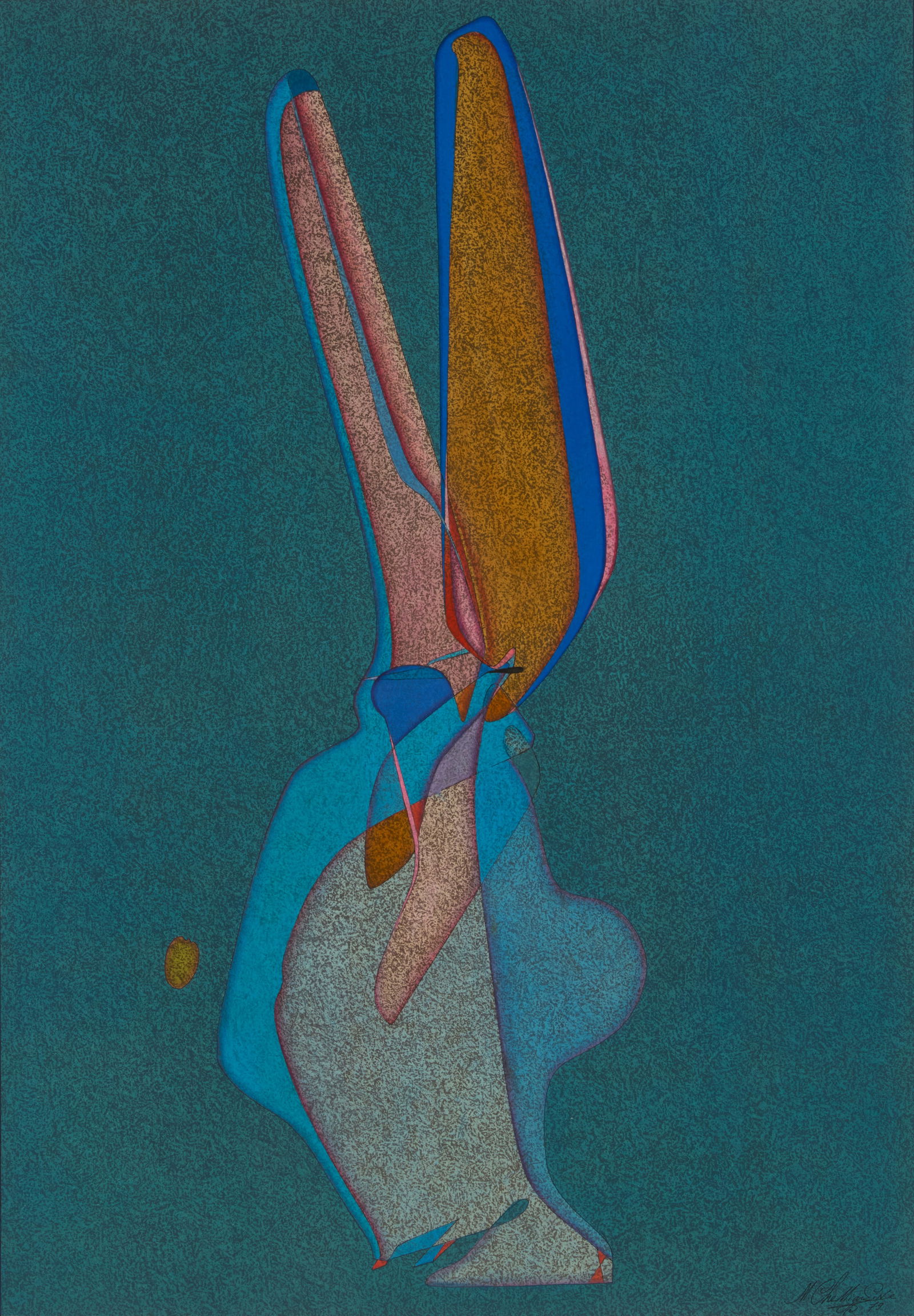 Mihail Chemiakin (b. 1943), "Metaphysical Composition," 1979: Mihail Chemiakin(b. 1943)"Metaphysical Composition," 1979Gouache, watercolor, and ink on paperSigned and dated in ink lower right: M. Chemiakin; signed and dated again, and inscribed in ink,