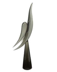 Livio Seguso (b. 1930), A Murano art glass sculpture, late 20th century