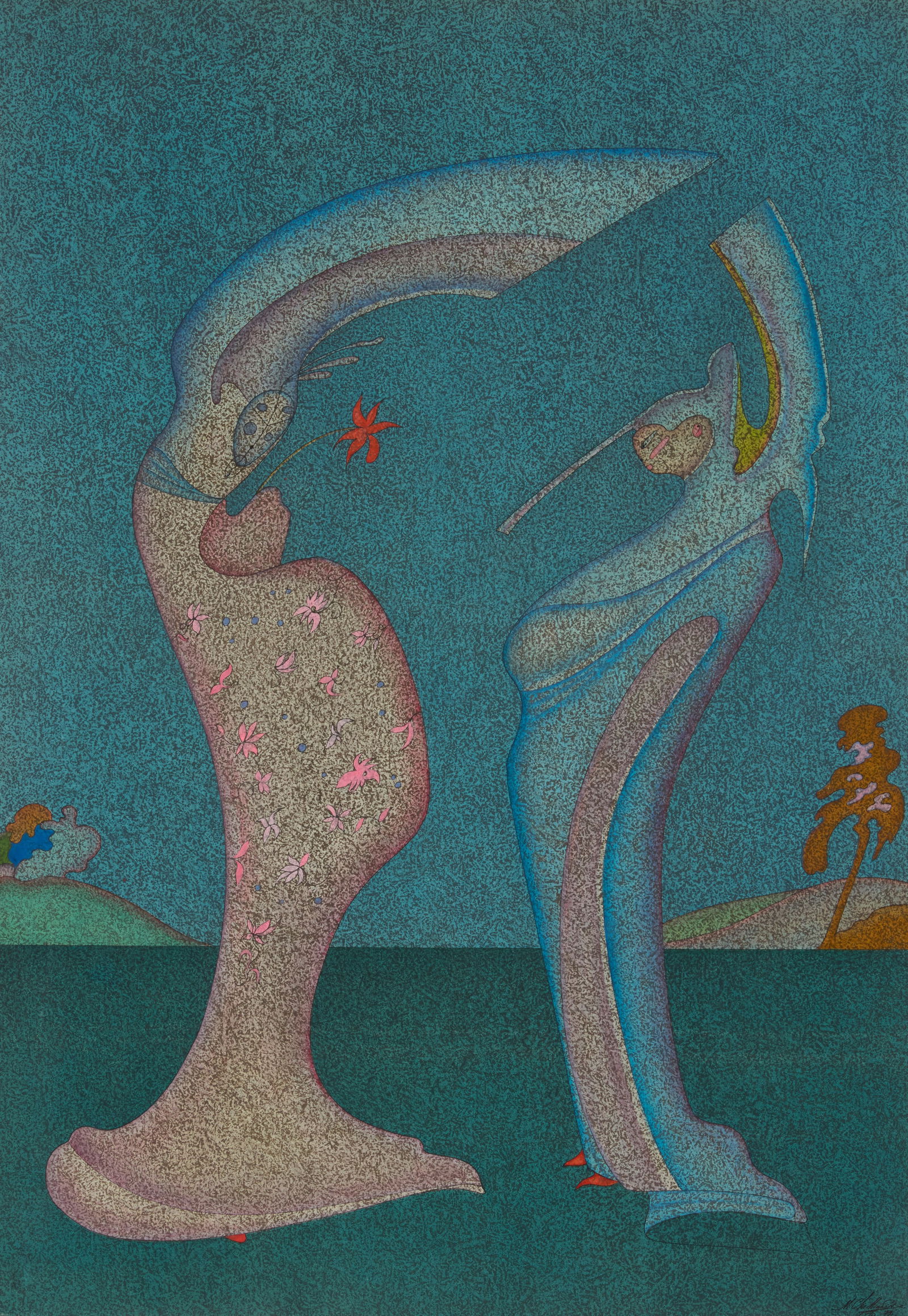 Mihail Chemiakin (b. 1943), "Revolution," 1979: Mihail Chemiakin(b. 1943)"Revolution," 1979Gouache, watercolor, and ink on paperSigned and dated in ink lower right: M. Chemiakin / 79; signed and dated again, and inscribed in ink, all vers