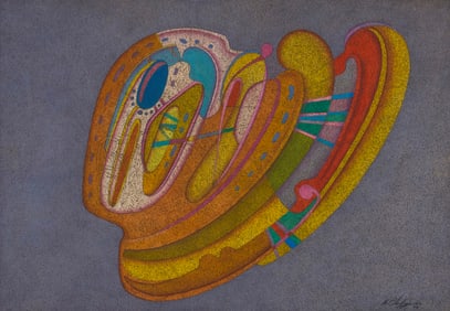Mihail Chemiakin (b. 1943), "Martian Head," 1979