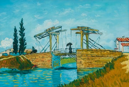 Paul Saltarelli (1955-2019), "The Draw Bridge (1888)," after Vincent Van Gogh, 1998