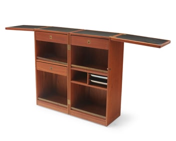 Reno Wahl Iversen (b. 20th century), A "Captain's Bar" for Dyrlund, mid-20th century