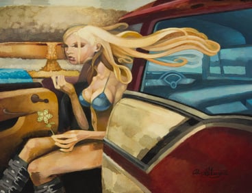 Adam Strange (20th century), "Car Girl," 2010
