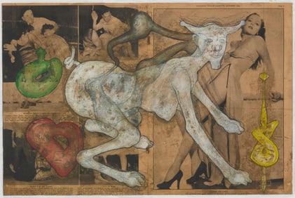 James Barsness (b. 1954), "Female Sphinx Dog," 1996