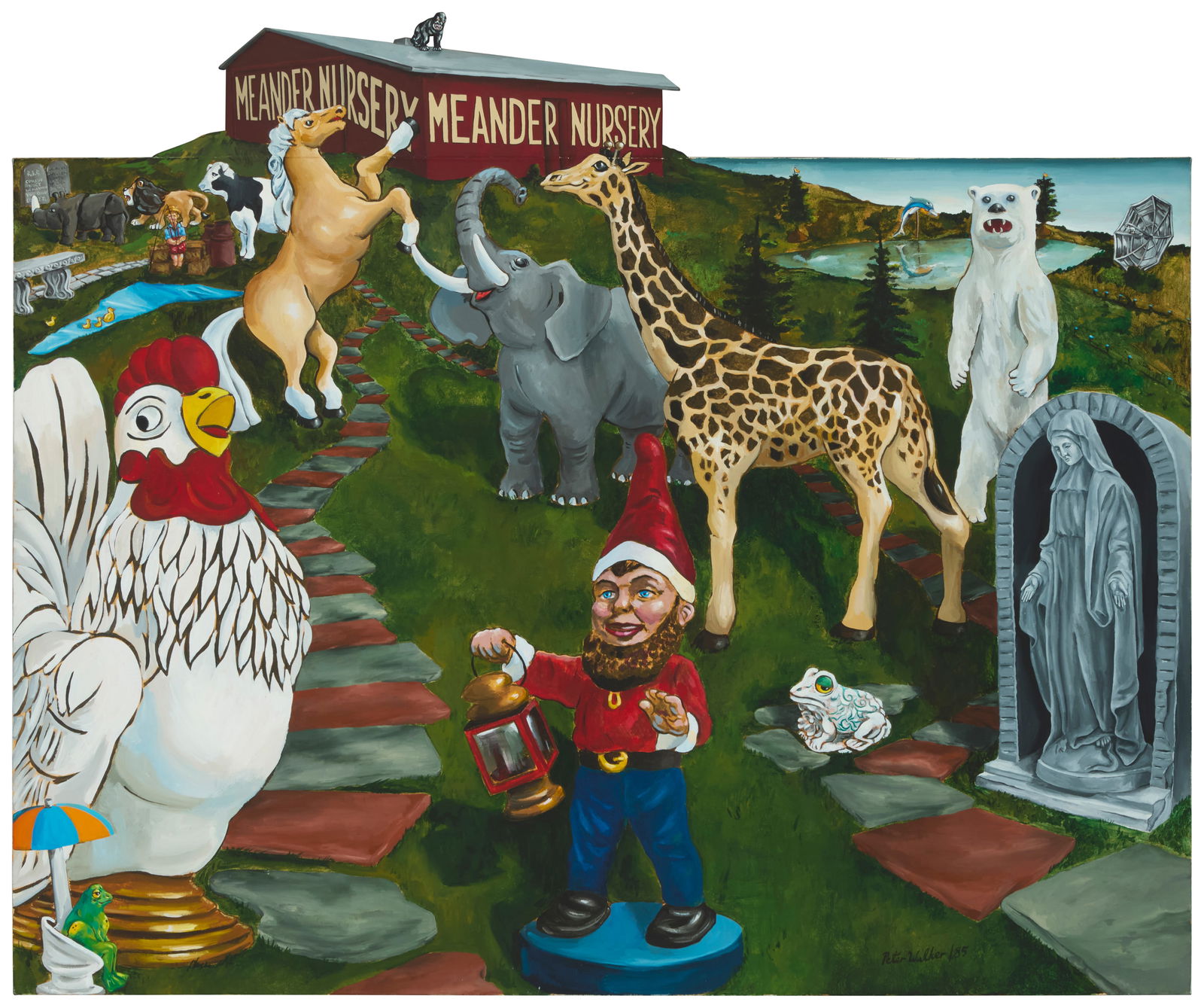 Peter Walker (b. 1946), Meander Nursery, 1985 (1 of 4)