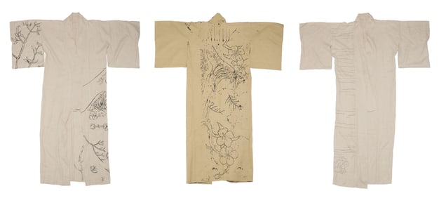 Alec Monopoly (b. 1986), Three kimonos from the film "The Girl from Nagasaki," 2013