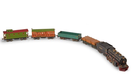 A Lionel Standard "Bild-a-Loco" locomotive model train set