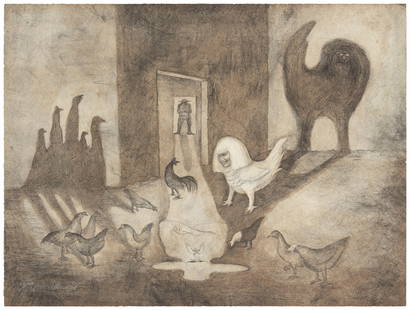 Leonora Carrington (1917-2011, British-Mexican), "Domingo," 1978: Leonora Carrington(1917-2011, British-Mexican)&quot;Domingo,&quot; 1978Lithograph in colors on paperEdition: 49/50Signed and numbered in pencil in the lower left corner of the image: Leonora Carringto