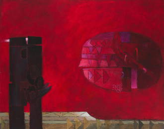 Fernando de Szyszlo (1925-2017, Peruvian), "Sol Negro"