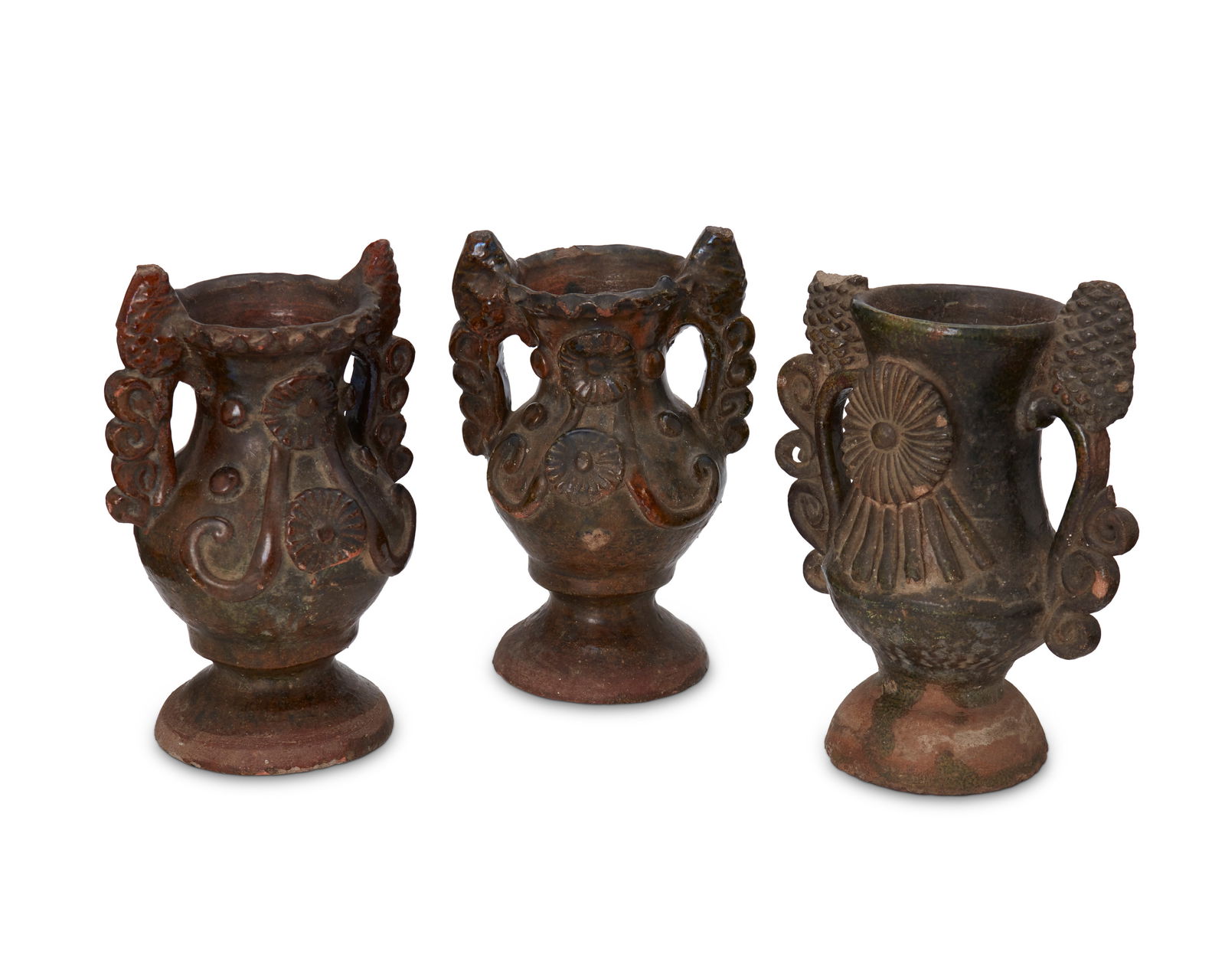 Three Guatemalan pottery vessels (1 of 5)