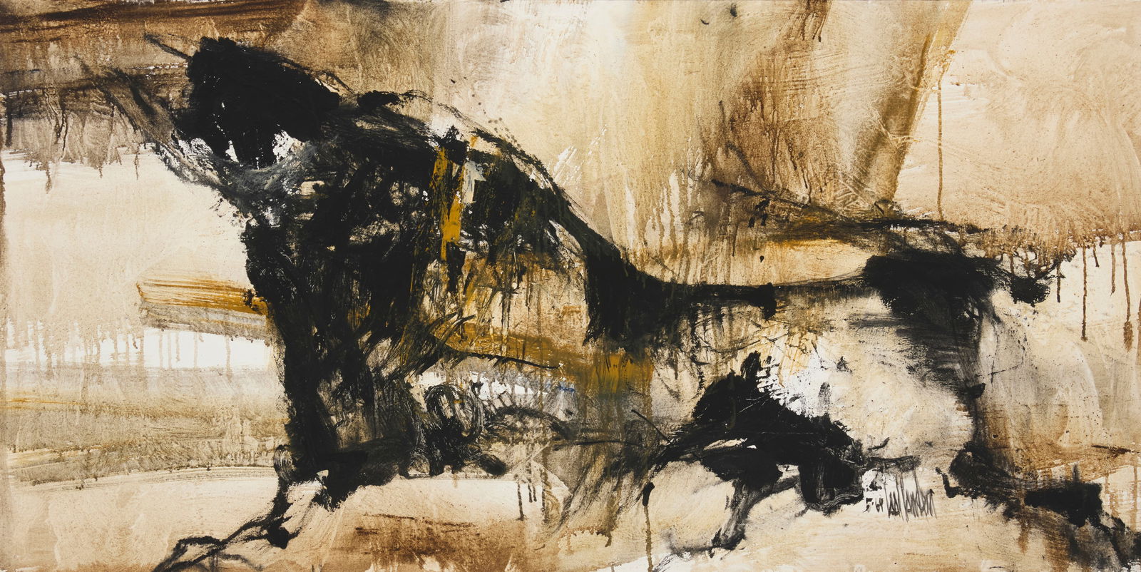 Gino Hollander (1924-2015), Abstract bull, 1969 (1 of 5)