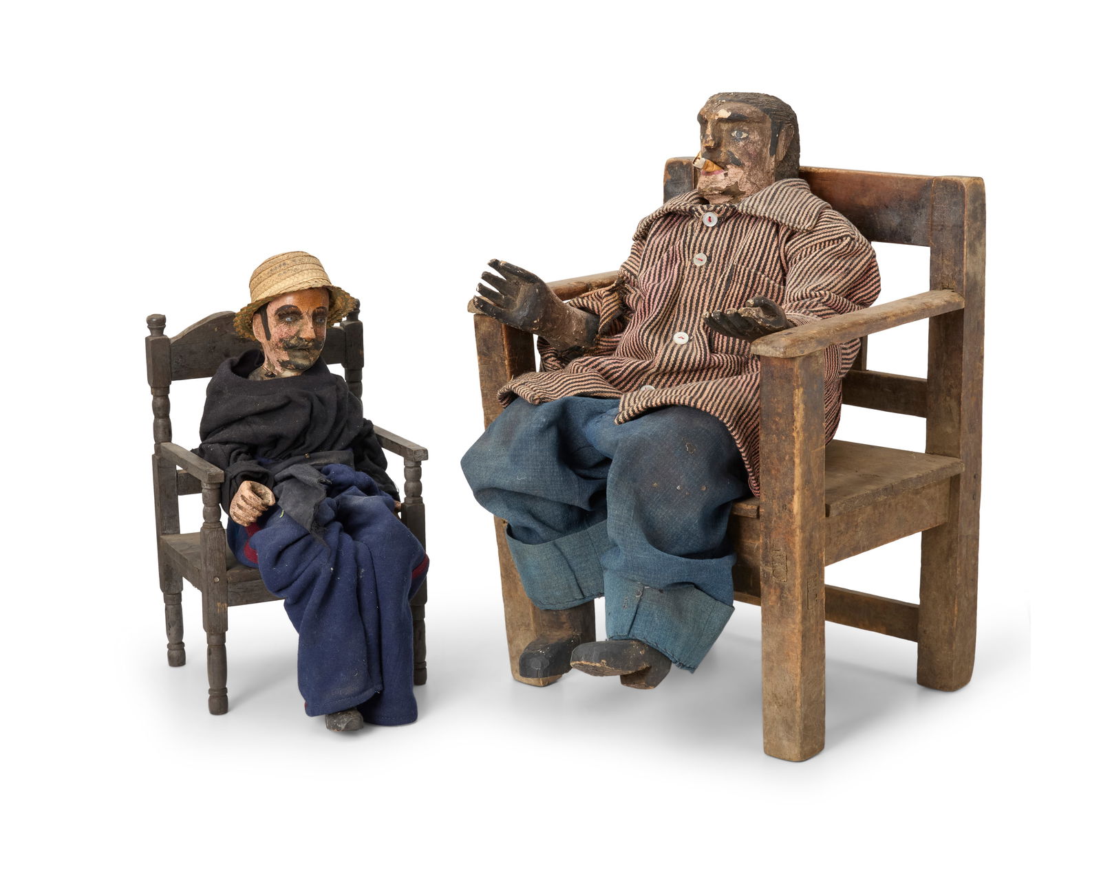 Two Guatemalan polychrome figures of Maximon (1 of 5)