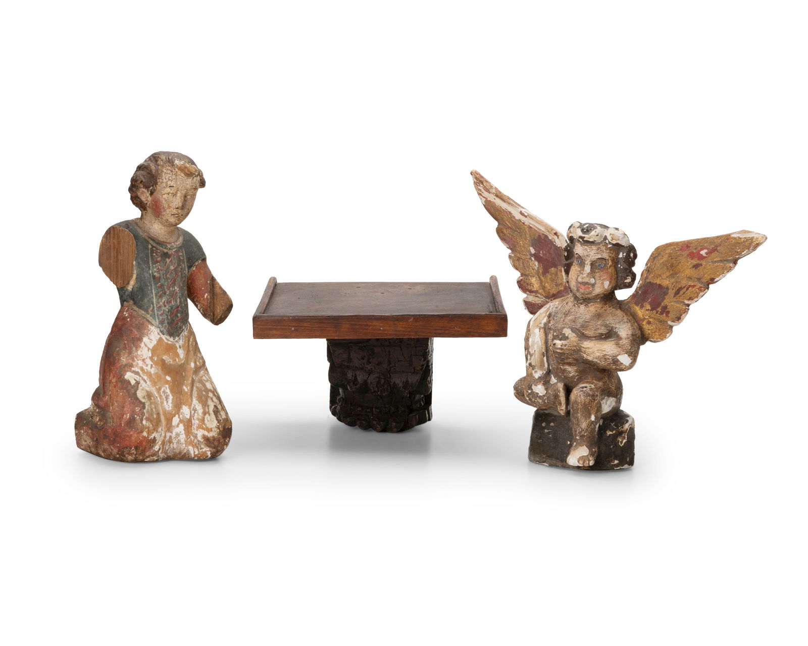 Two Latin American santos bultos figures (1 of 8)