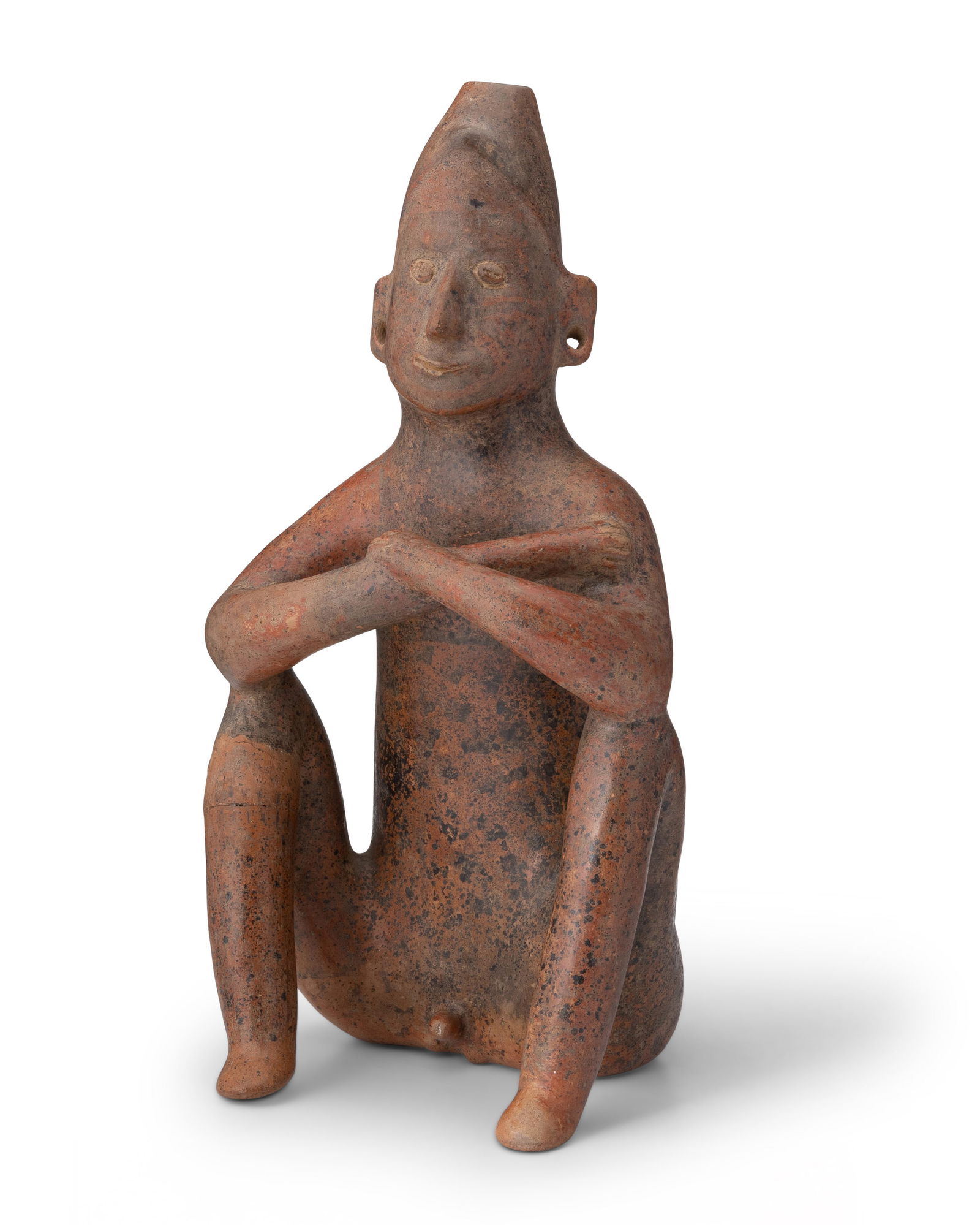 A Pre-Columbian Colima pottery effigy vessel (1 of 4)