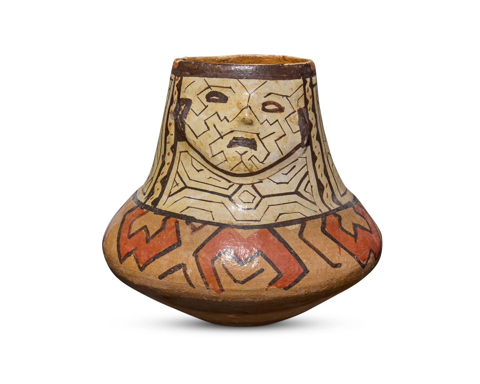 A Shipibo-Conibo pottery effigy vessel (1 of 4)