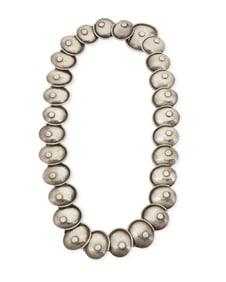 A Manuel Altamirano Mexican silver "Armadillo" necklace