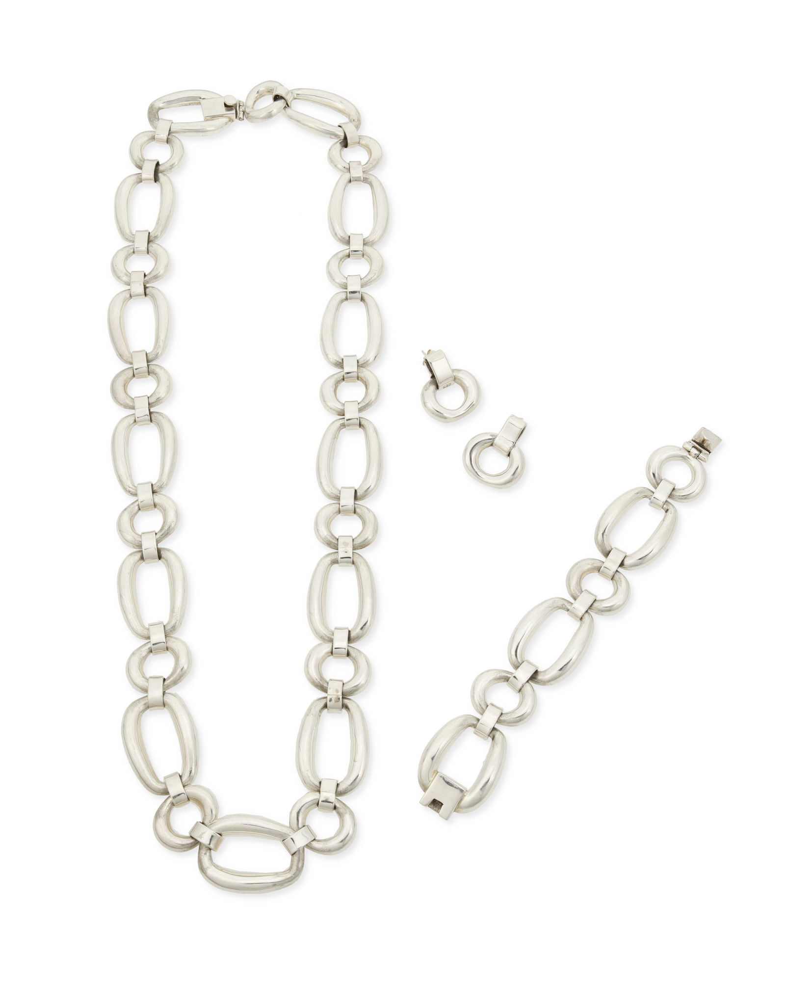 A set of Mexican sterling silver jewelry (1 of 2)