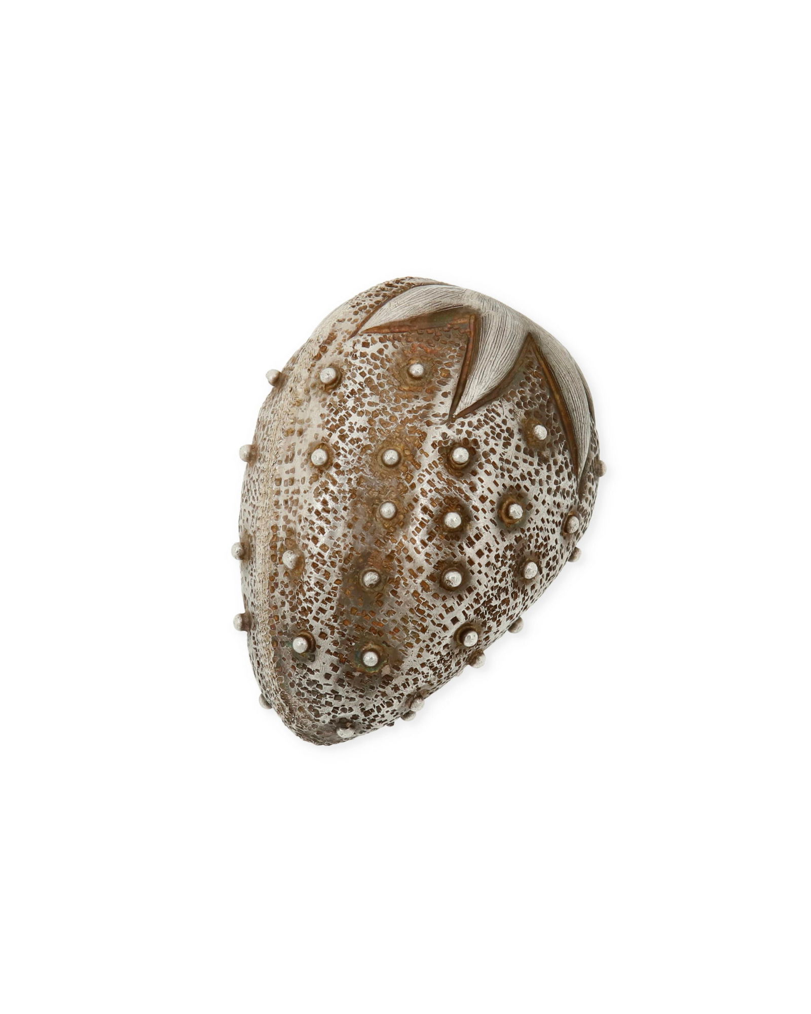 A Mexican silver "strawberry" box (1 of 2)