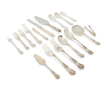 A Tiffany & Co. sterling silver 'English King' flatware service