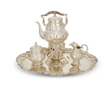 A German .800 silver tea and coffee service