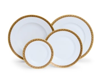A Hutschenreuther porcelain part dinner service