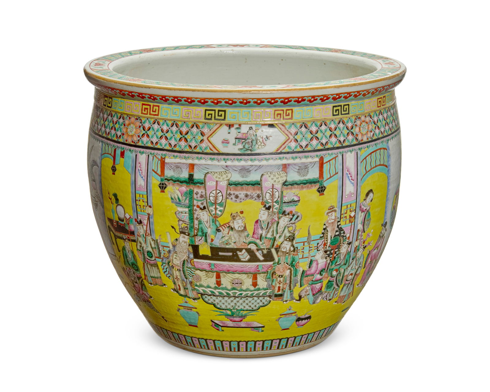 A Chinese porcelain fish bowl (1 of 3)