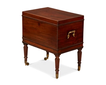 An Irish George IV mahogany cellarette