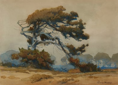 Percy Gray (1869-1952), "Lone Cypress"
