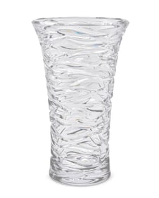 A large William Yeoward glass 'Oceania' vase