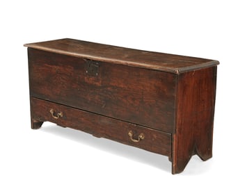 An English oak blanket chest