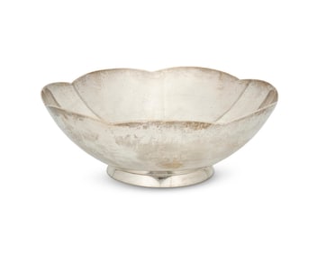 A Tiffany & Co. sterling silver footed bowl