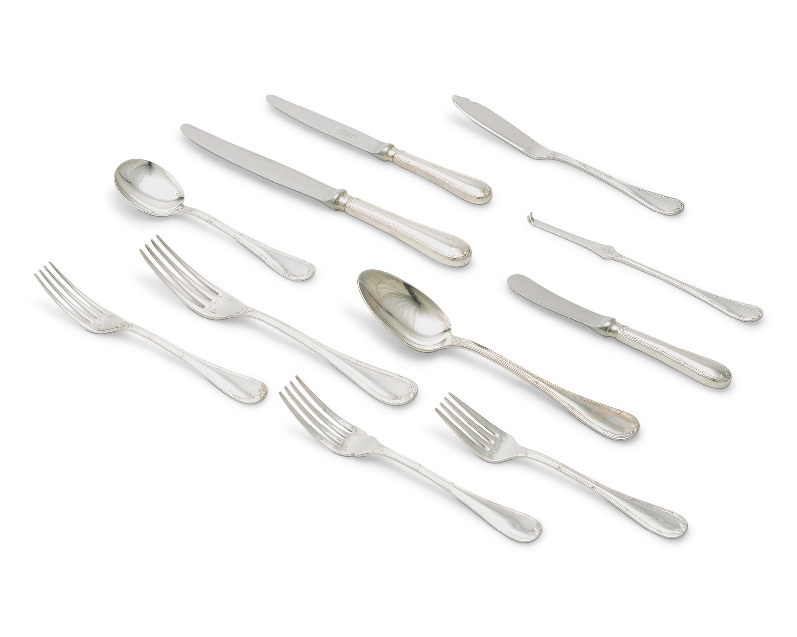 A Christofle silver-plated 'Rubans' flatware service (1 of 1)
