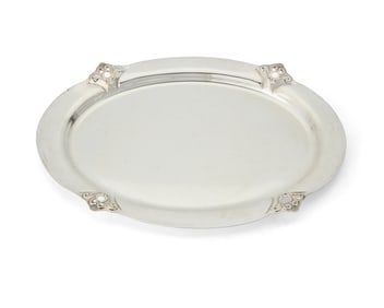 An International sterling silver 'Royal Danish' tray