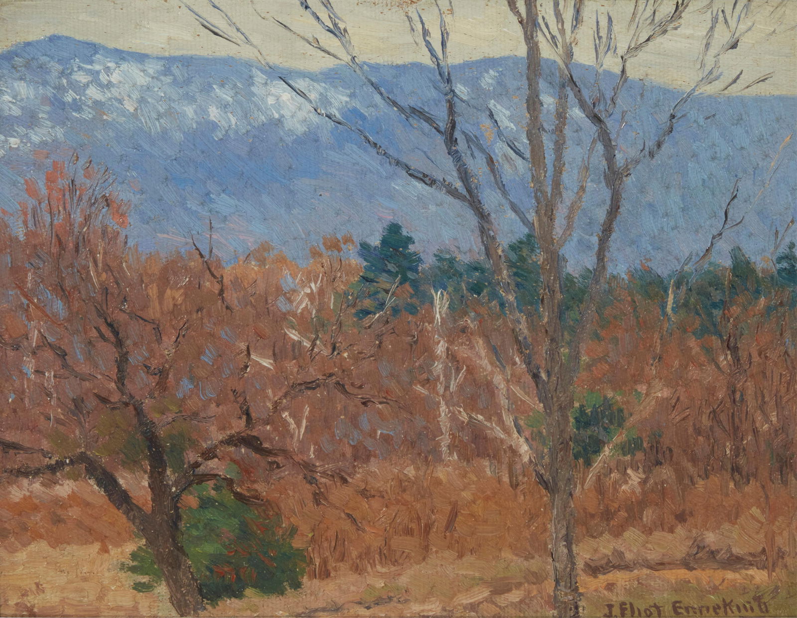 Joseph Eliot Enneking (1881-1942), "Snow on the Mountain," 1924 (1 of 9)