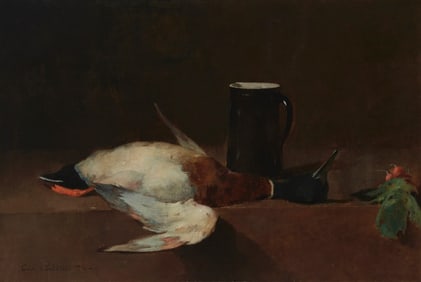 Emil Carlsen (1853-1932), Still life with game and radishes, 1892