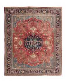 A Heriz Rug
