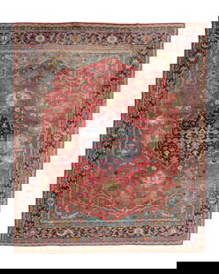 A Heriz Rug: A Heriz RugEarly 20th centuryWool on cotton foundation14' 6" L x 12' 6" W Provenance:From the Collection of Robert A. Day