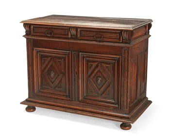 A French Renaissance-style carved walnut buffet