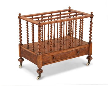 An English walnut canterbury