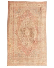 A palace-sized Tabriz rug