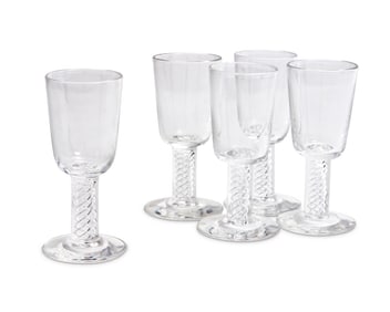 A set of twenty-four Steuben glass cordials