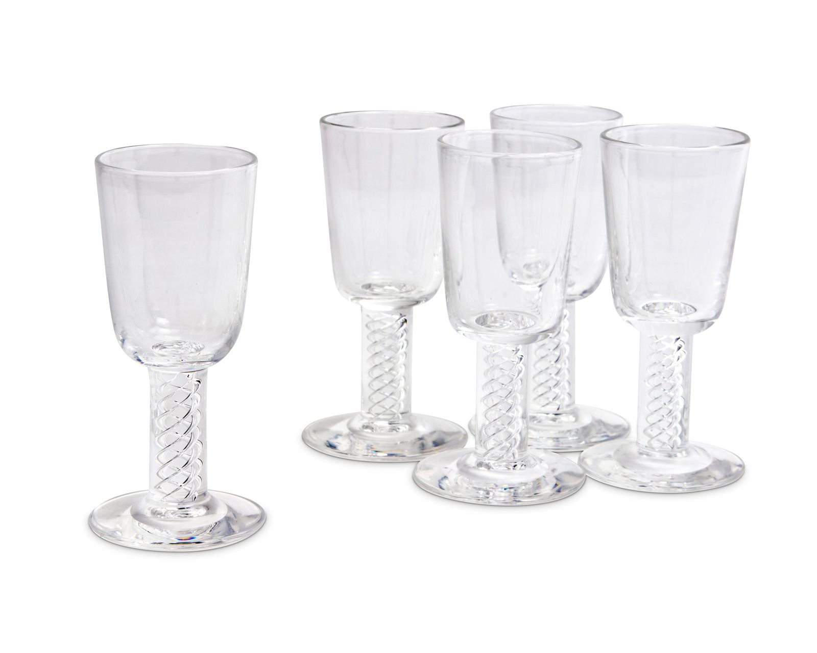 A set of twenty-four Steuben glass cordials (1 of 4)