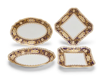 Four Copeland Spode porcelain serving dishes