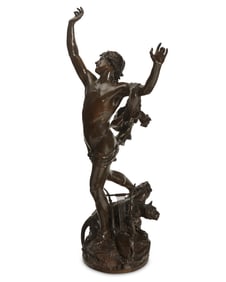 Raoul Charles Verlet (1857-1923), "La Douleur d'Orphee" (Orpheus' Sorrow)