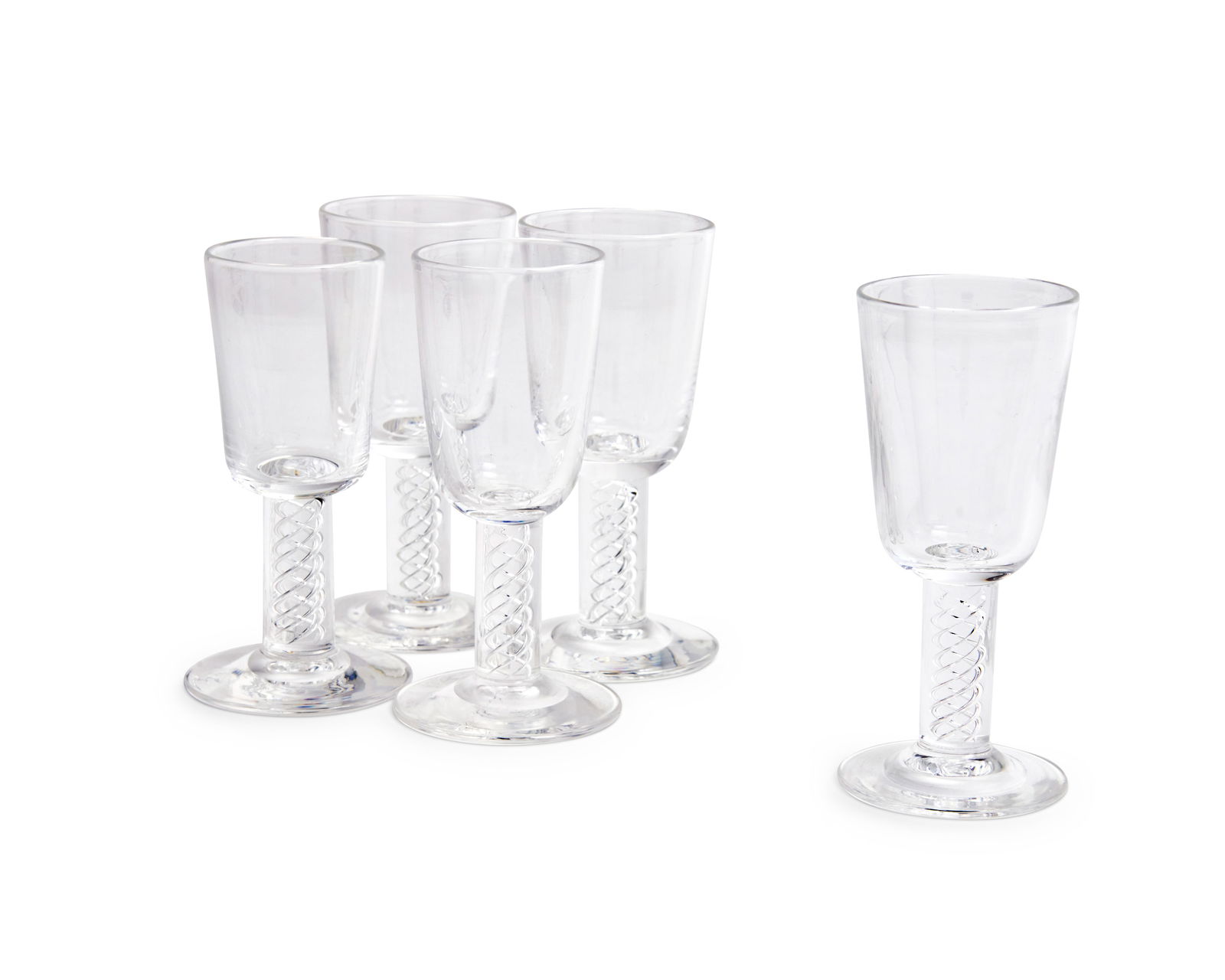 A set of twenty Steuben glass cordials (1 of 4)