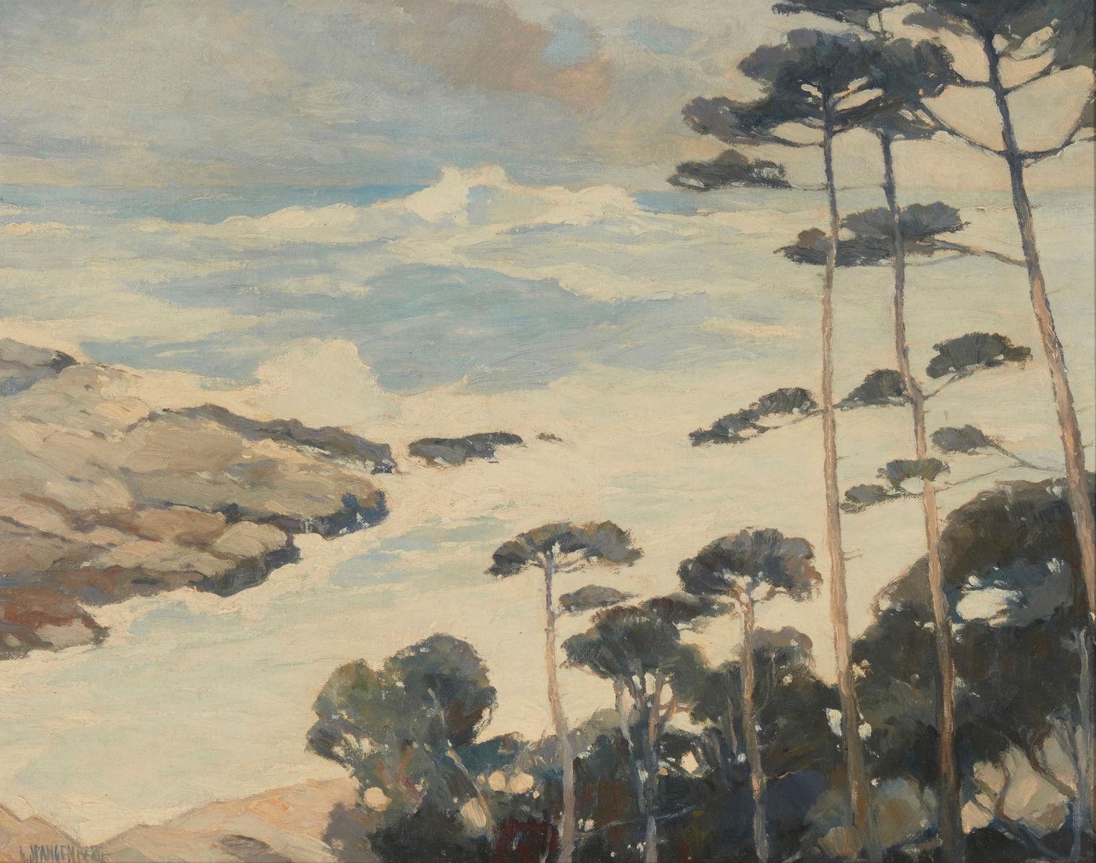 George Spangenberg (1907-1964), "Hell's Half Acre" (California coastal), circa 1940 (1 of 8)