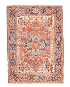 A Heriz variety rug
