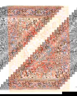 A Heriz variety rug: A Heriz variety rugEarly/mid-20th centuryWool on cotton foundation6' L x 4' 9" W Provenance:From the Collection of Robert A. Day